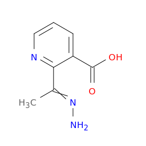 3-Pyridinecarboxylic acid, 2-(1-hydrazonoethyl)-