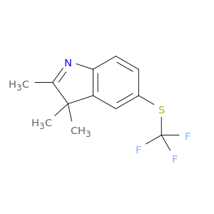 3H-Indole, 2,3,3-trimethyl-5-[(trifluoromethyl)thio]-