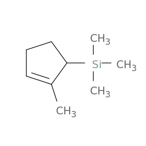 Silane, trimethyl(2-methyl-2-cyclopenten-1-yl)-