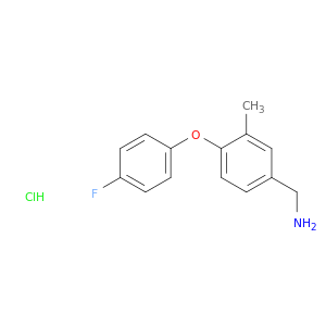 [4-(4-Fluorophenoxy)-3-methylphenyl]methanamine Hydrochloride