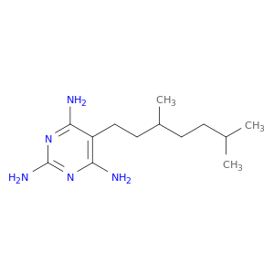 2,4,6-Pyrimidinetriamine, 5-(3,6-dimethylheptyl)-