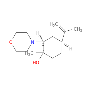 CYCLOHEXANOL, 1-METHYL-4-(1-METHYLETHENYL)-2-(4-MORPHOLINYL)-, (1S,2S,4S)-