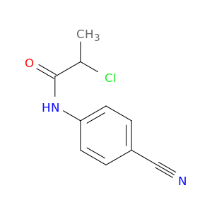 2-chloro-N-(4-cyanophenyl)propanamide