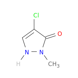 3H-Pyrazol-3-one, 4-chloro-1,2-dihydro-2-methyl-