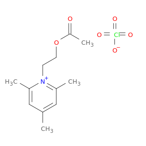 Pyridinium, 1-[2-(acetyloxy)ethyl]-2,4,6-trimethyl-, perchlorate