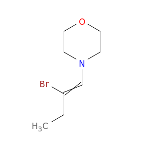 Morpholine, 4-(2-bromo-1-butenyl)-