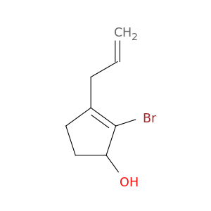 2-Cyclopenten-1-ol, 2-bromo-3-(2-propenyl)-