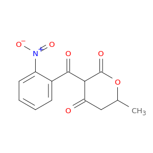 2H-Pyran-2,4(3H)-dione, dihydro-6-methyl-3-(2-nitrobenzoyl)-