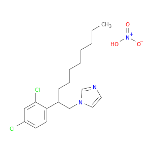1H-Imidazole, 1-[2-(2,4-dichlorophenyl)decyl]-, mononitrate