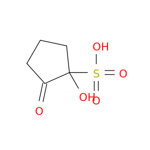 Cyclopentanesulfonic acid, 1-hydroxy-2-oxo-
