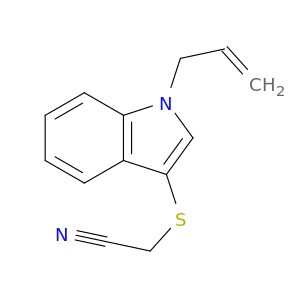 Acetonitrile, [[1-(2-propenyl)-1H-indol-3-yl]thio]-