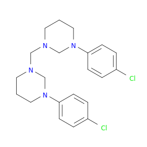 Pyrimidine, 1,1'-methylenebis[3-(4-chlorophenyl)hexahydro-