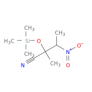 Butanenitrile, 2-methyl-3-nitro-2-[(trimethylsilyl)oxy]-