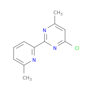 Pyrimidine, 4-chloro-6-methyl-2-(6-methyl-2-pyridinyl)-