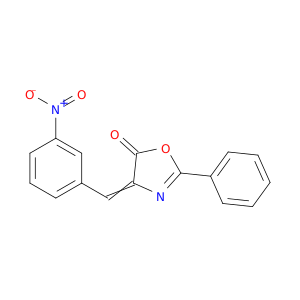 5(4H)-Oxazolone,4-[(3-nitrophenyl)methylene]-2-phenyl-