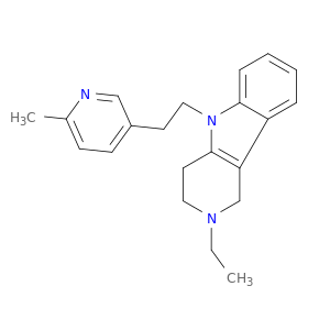 2-ethyl-5-[2-(6-methylpyridin-3-yl)ethyl]-2,3,4,5-tetrahydro-1h-pyrido[4,3-b]indole