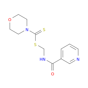 [(pyridin-3-ylcarbonyl)amino]methyl morpholine-4-carbodithioate