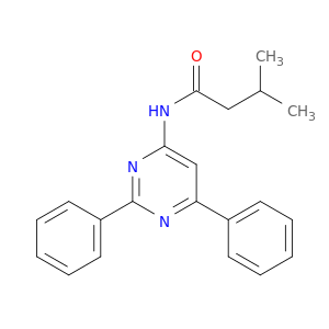 Butanamide, N-(2,6-diphenyl-4-pyrimidinyl)-3-methyl-