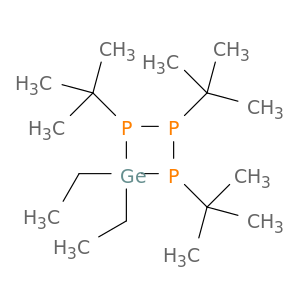 Triphosphagermetane, 1,2,3-tris(1,1-dimethylethyl)-4,4-diethyl-