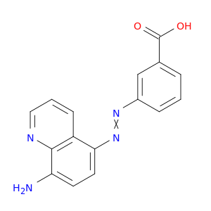 Benzoic acid, 3-[(8-amino-5-quinolinyl)azo]-
