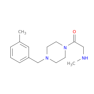 2-(Methylamino)-1-{4-[(3-methylphenyl)methyl]piperazin-1-yl}ethan-1-one