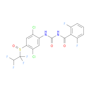Benzamide,N-[[[2,5-dichloro-4-[(1,1,2,2-tetrafluoroethyl)sulfinyl]phenyl]amino]carbonyl]-2,6-difluoro-