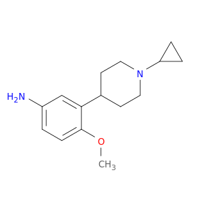 Benzenamine, 3-(1-cyclopropyl-4-piperidinyl)-4-methoxy-