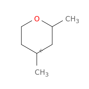 2H-Pyran-4-ylium, tetrahydro-2,4-dimethyl-