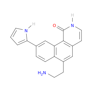 Benz[h]isoquinolin-1(2H)-one, 6-(2-aminoethyl)-9-(1H-pyrrol-2-yl)-