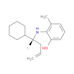 Phenol, 2-[[(1R)-1-cyclohexyl-3-buten-1-yl]amino]-3-methyl-