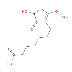 1-Cyclopentene-1-heptanoic acid, 4-hydroxy-2-methoxy-5-oxo-