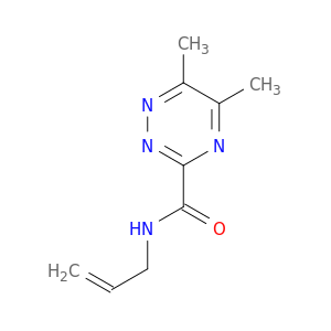 1,2,4-Triazine-3-carboxamide, 5,6-dimethyl-N-2-propenyl-