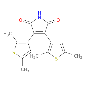 1H-Pyrrole-2,5-dione, 3,4-bis(2,5-dimethyl-3-thienyl)-