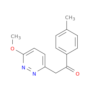 Ethanone, 2-(6-methoxy-3-pyridazinyl)-1-(4-methylphenyl)-