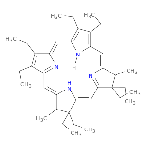 21H,22H-Porphine,2,3,7,8,13,13,17,17-octaethyl-12,13,17,18-tetrahydro-12,18-dimethyl- (9CI)