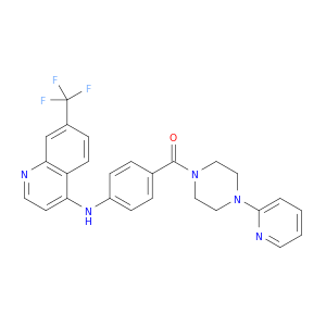 Methanone,[4-(2-pyridinyl)-1-piperazinyl][4-[[7-(trifluoromethyl)-4-quinolinyl]amino]phenyl]-