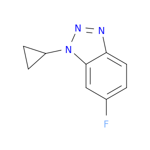 1-环丙基-6-氟-1,2,3-苯并三唑