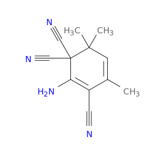2,4-Cyclohexadiene-1,1,3-tricarbonitrile,2-amino-4,6,6-trimethyl-