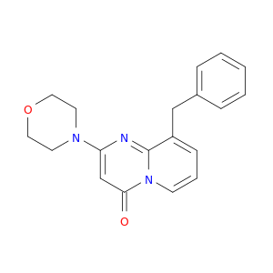 4H-Pyrido[1,2-a]pyrimidin-4-one, 2-(4-morpholinyl)-9-(phenylmethyl)-