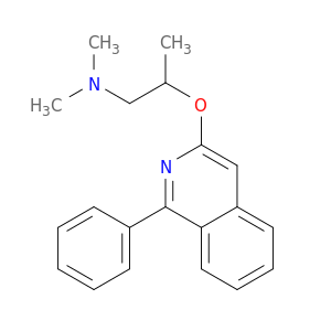 1-Propanamine, N,N-dimethyl-2-[(1-phenyl-3-isoquinolinyl)oxy]-