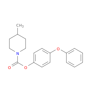 1-Piperidinecarboxylic acid, 4-methyl-, 4-phenoxyphenyl ester