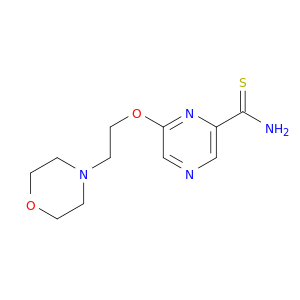 Pyrazinecarbothioamide, 6-[2-(4-morpholinyl)ethoxy]-