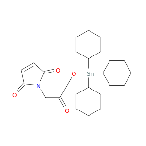 1H-Pyrrole-2,5-dione, 1-[2-oxo-2-[(tricyclohexylstannyl)oxy]ethyl]-