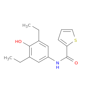 2-Thiophenecarboxamide, N-(3,5-diethyl-4-hydroxyphenyl)-