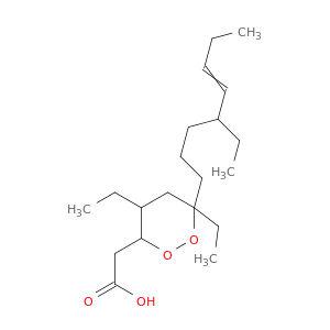 1,2-Dioxane-3-aceticacid, 6-[4-(1-buten-1-yl)-5-methylpentyl]-4,6-diethyl-