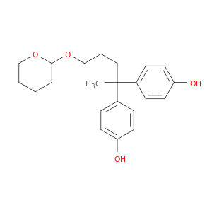 Phenol, 4,4'-[1-methyl-4-[(tetrahydro-2H-pyran-2-yl)oxy]butylidene]bis-