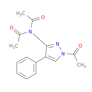 N-(1-ACETYL-4-PHENYLPYRAZOL-3-YL)DIACETAMIDE