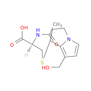L-Cysteine,N-acetyl-S-[2,3-dihydro-7-(hydroxymethyl)-1H-pyrrolizin-1-yl]-