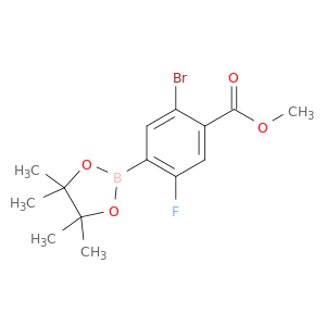 5-Bromo-2-fluoro-4-(methoxycarbonyl)phenylboronic acid, pinacol ester