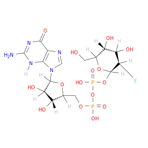[(2R,3R,4R,5R)-5-(2-amino-6-oxo-3H-purin-9-yl)-3,4-dihydroxy-oxolan-2-yl]methoxy-[[(2R,3R,4S,5R,6R)-3-fluoro-4,5-dihydroxy-6-(hydroxymethyl)oxan-2-yl]oxy-hydroxy-phosphoryl]oxy-phosphinic acid